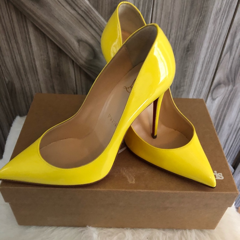 NWT Christian Louboutin Pigalle  Follies 100 Sun